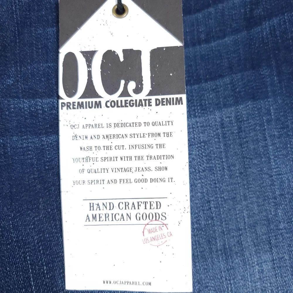 OCJ Apparel TCU Go Frogs Print Collegiate Jeans - Picture 5 of 9